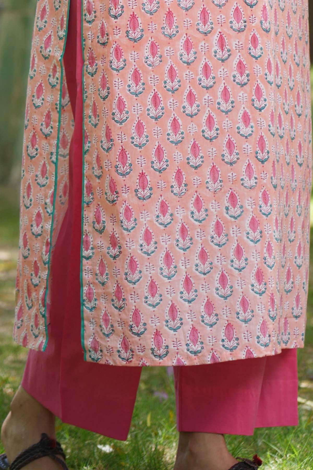 Gajari Straight-Fit Cotton Pant