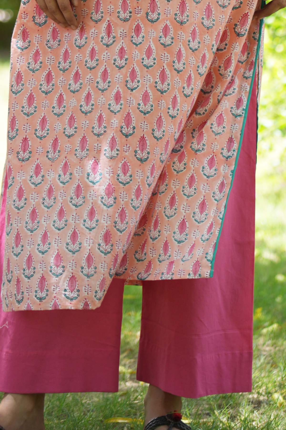 Gajari Straight-Fit Cotton Pant