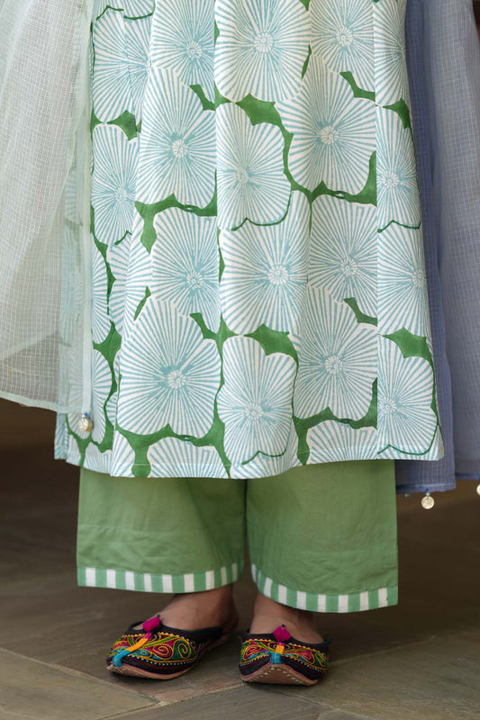 Light Green Cotton Pants
