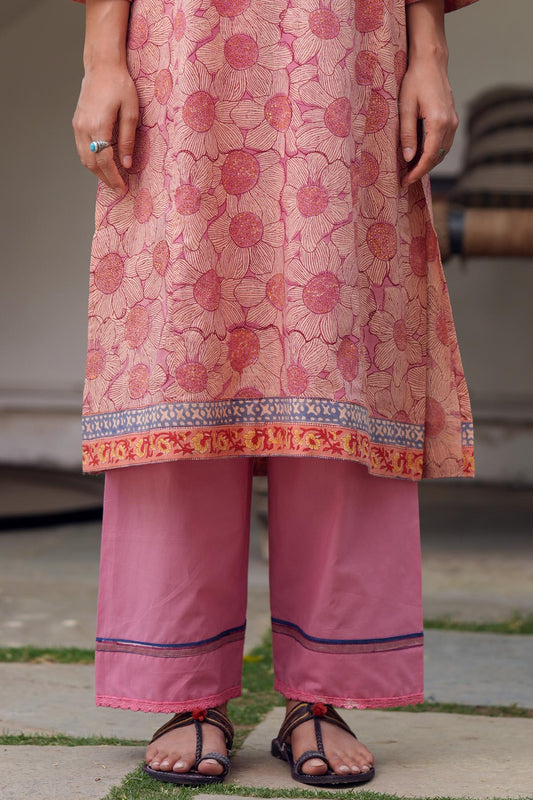 Pink Pants with Borders