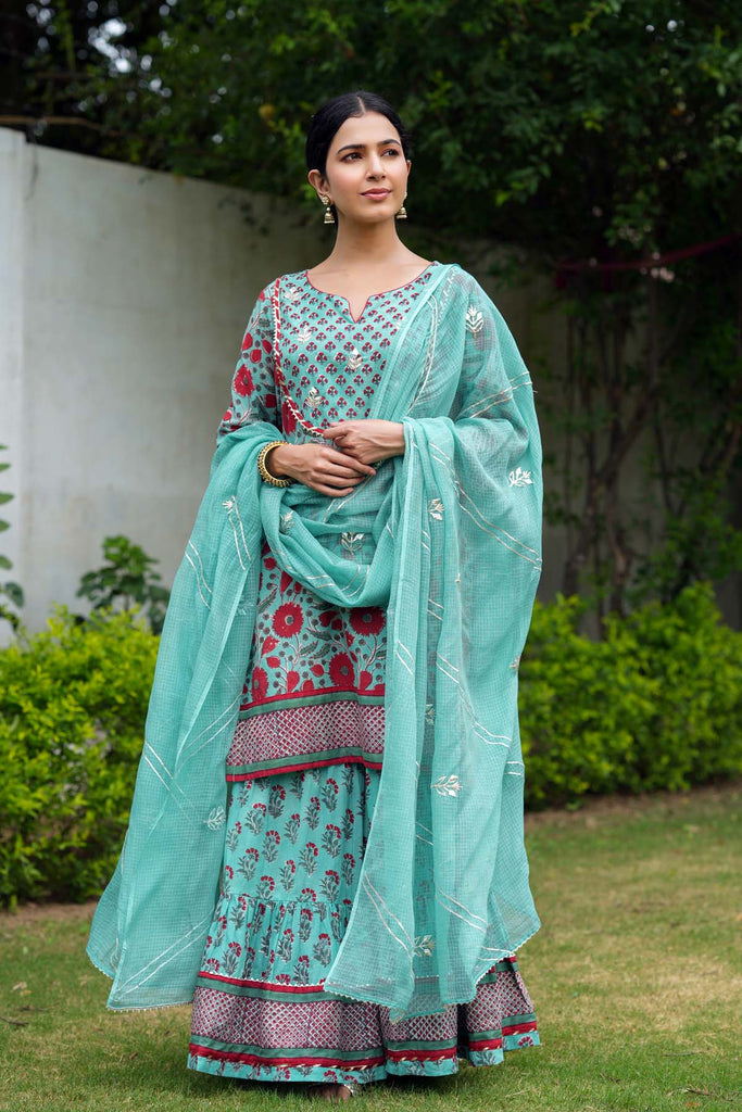 Kotadoriya Dupatta With Gota Work