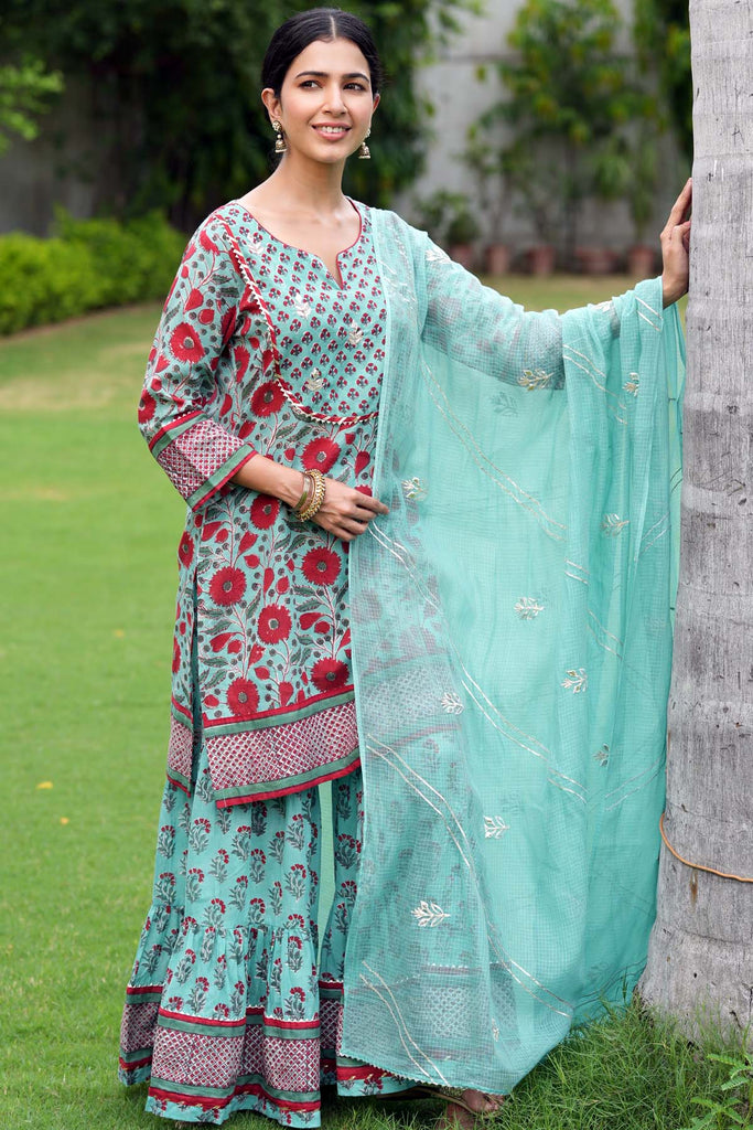 Kotadoriya Dupatta With Gota Work