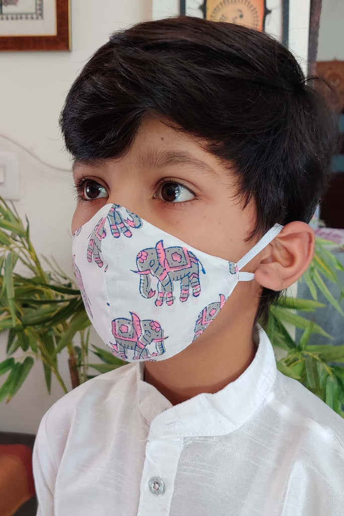 Protective Face Mask for Kids (Pack of 5 masks)