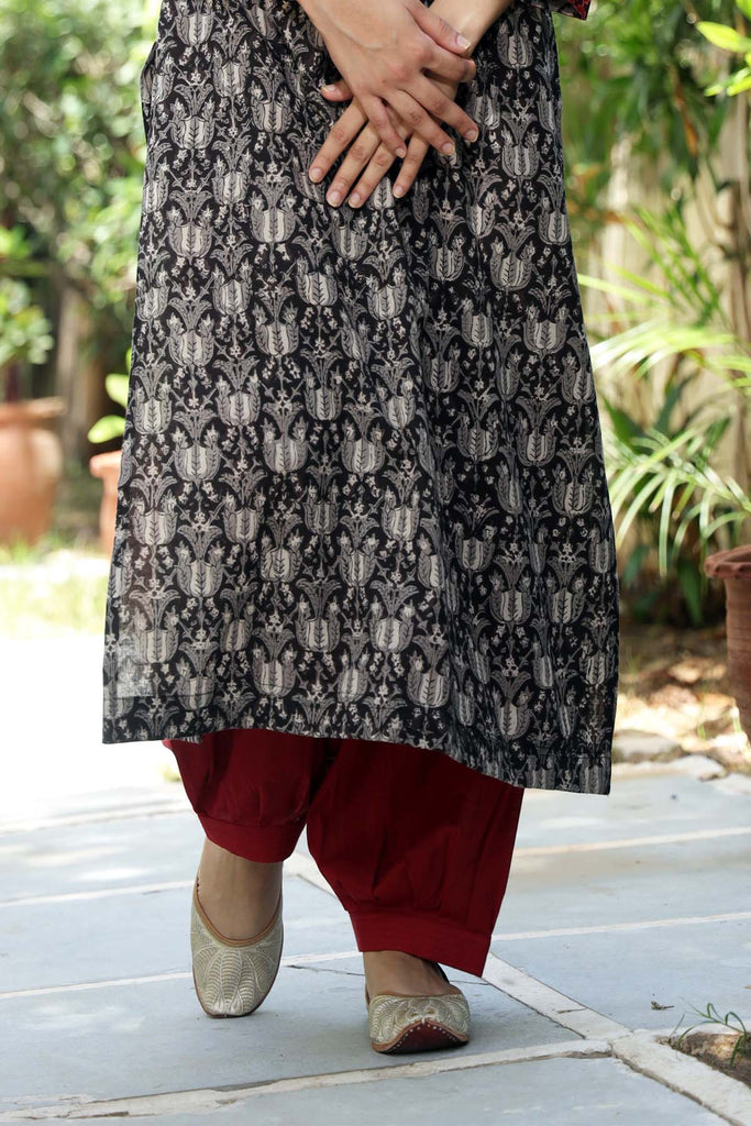Buy Anaro Maroon Cotton Patiala Salwar Pant For Women Online at Best Prices  in India - JioMart.